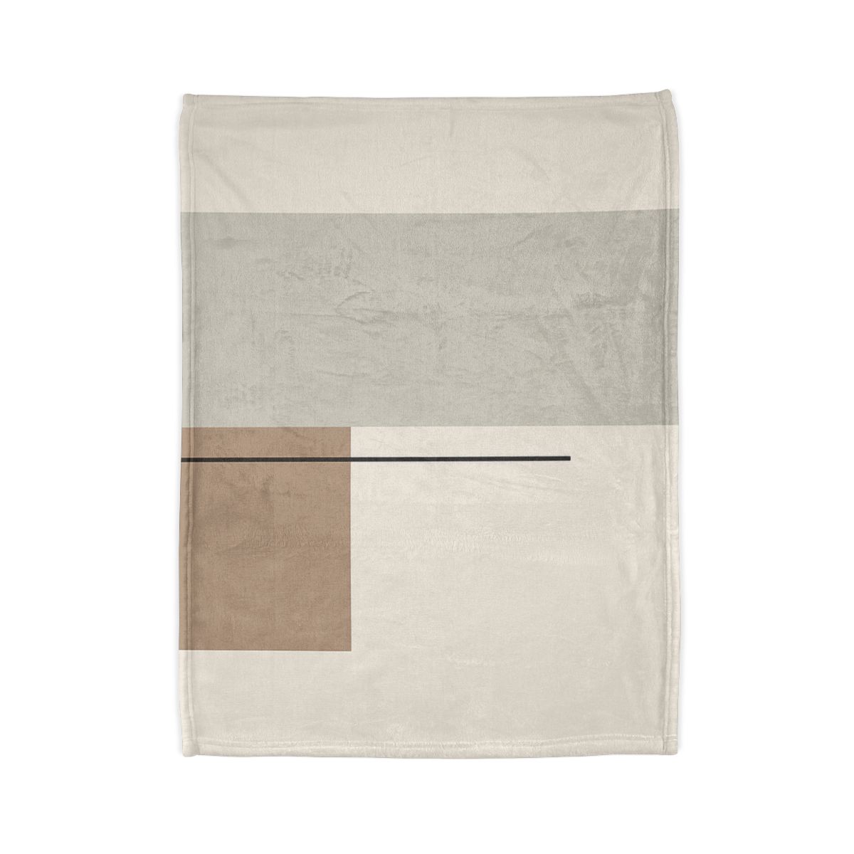 Offset Rectangle Pair With Line custom blankets