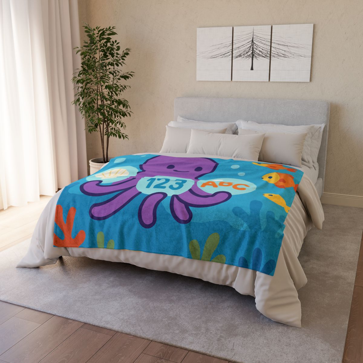 Octopus Library Of Bubble Books trendy patterned blankets