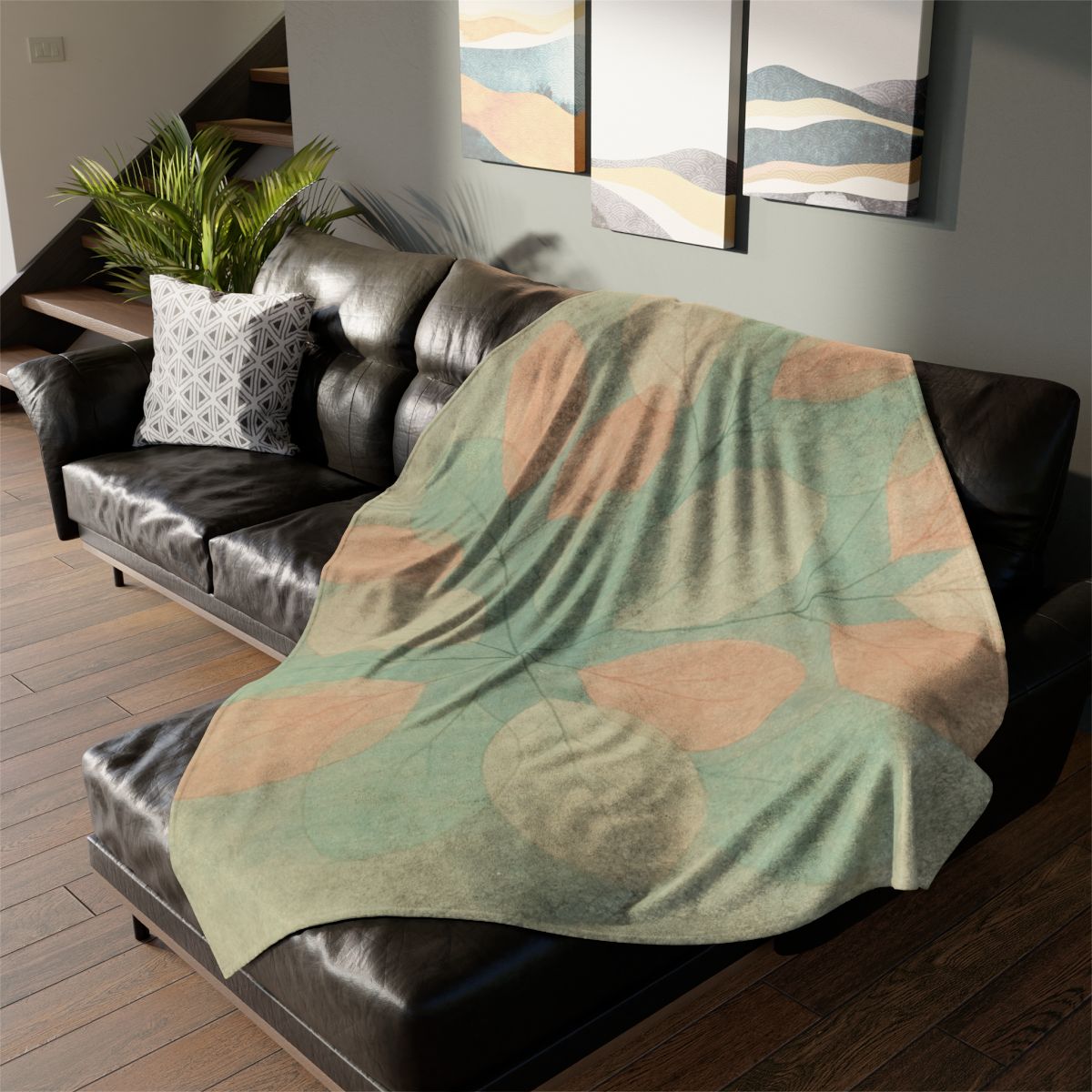 Petal Constellation Mesh designer printed blankets