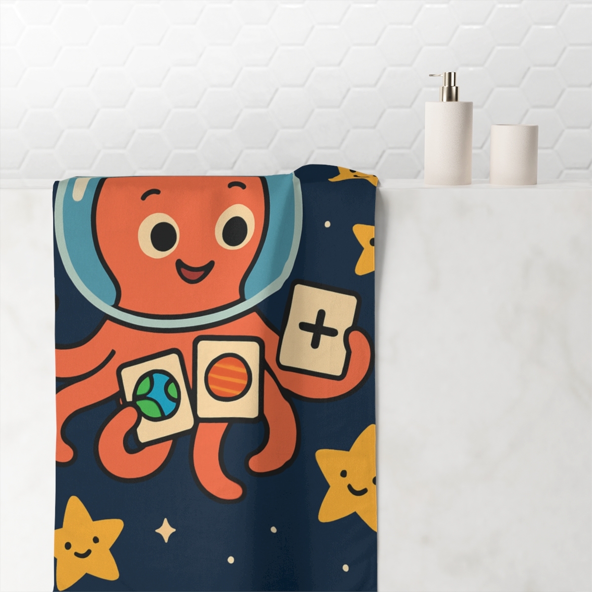 Comet Classroom Octopus unique gift towels