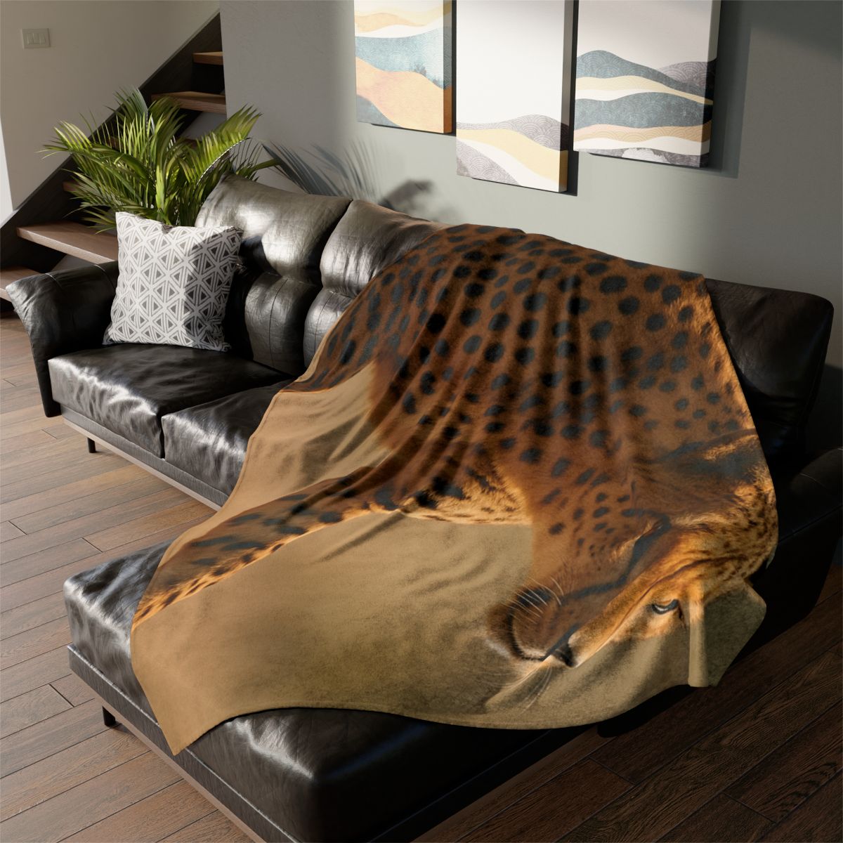 Wind Runner Cheetah designer printed blankets
