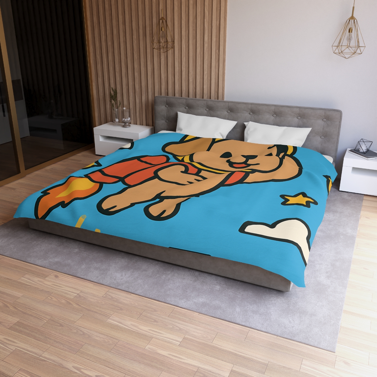 Rocket Puppy Patrol stylish duvet covers