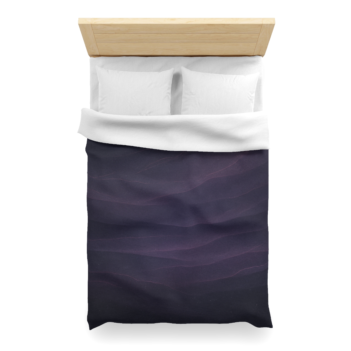 Dark Energy Gradient Veil designer printed duvets