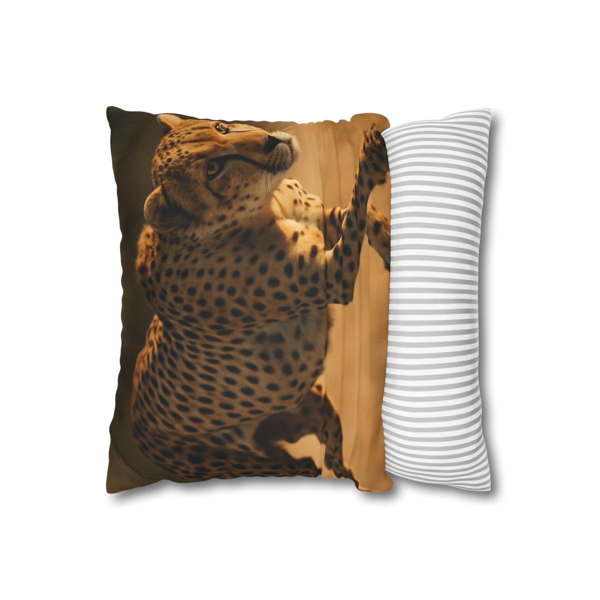 Speed Whisper Cheetah soft cotton pillow cases