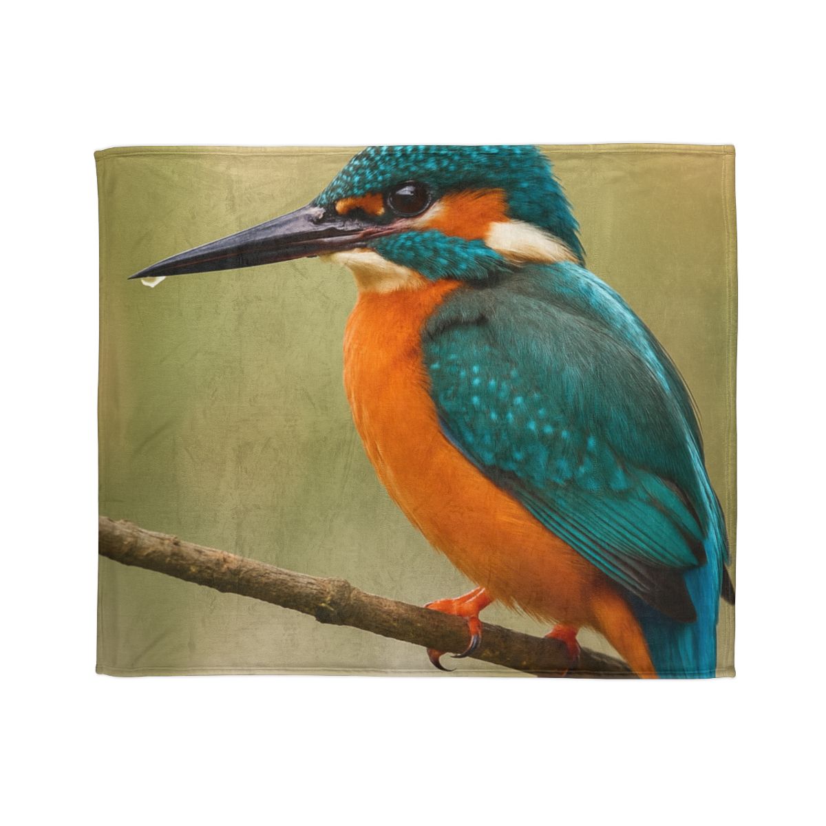 Emerald Flash Kingfisher custom blankets