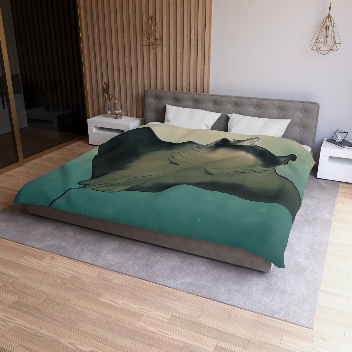 Velvet Current Manta Ray warm winter duvets