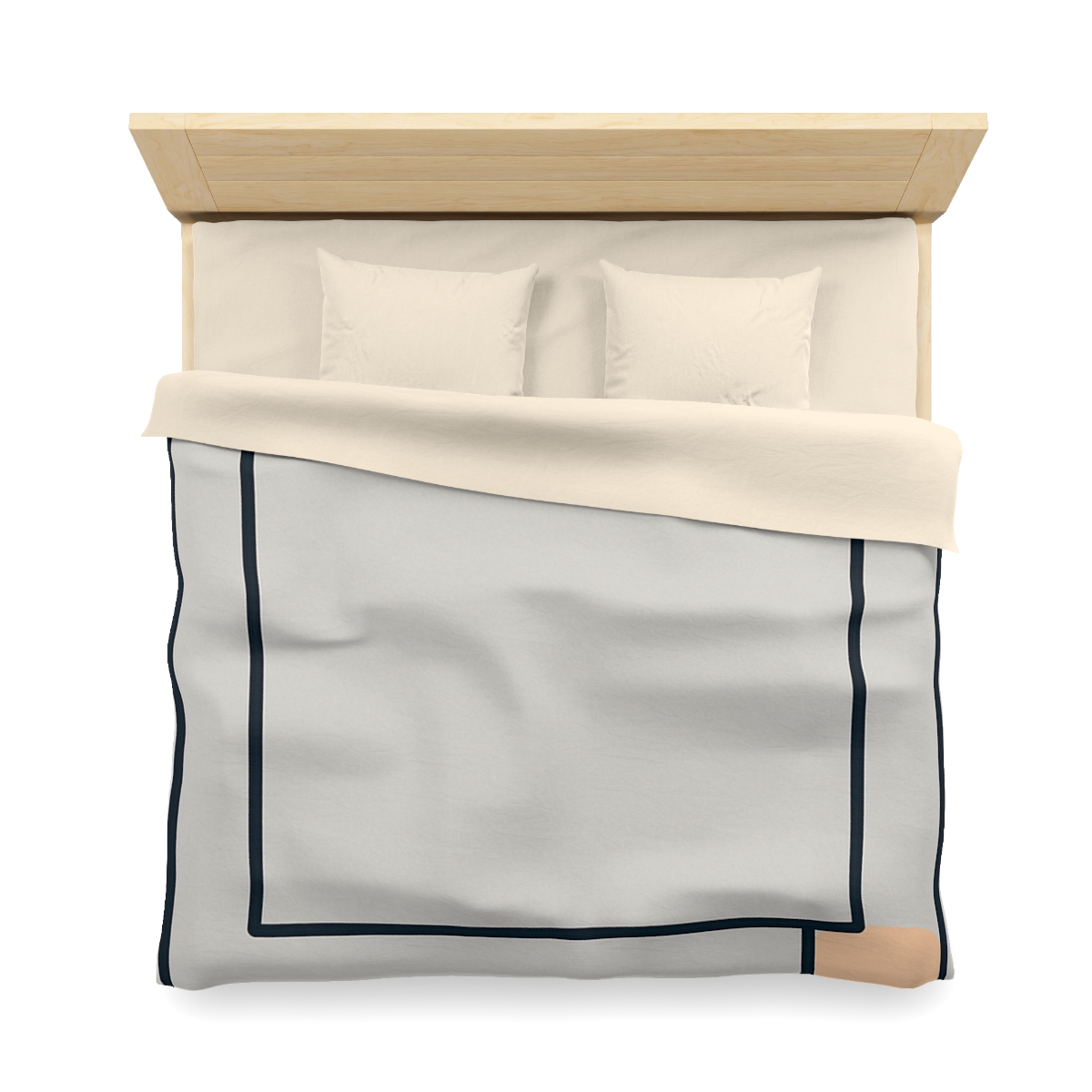 Nested Frame With Open Corner personalized bedding duvets