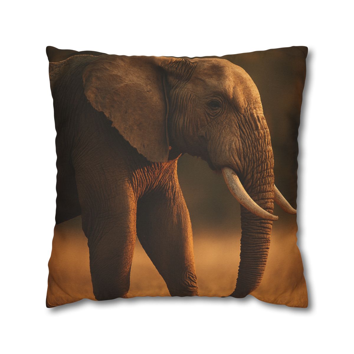 Savannah Sentinel Elephant designer print pillow cases