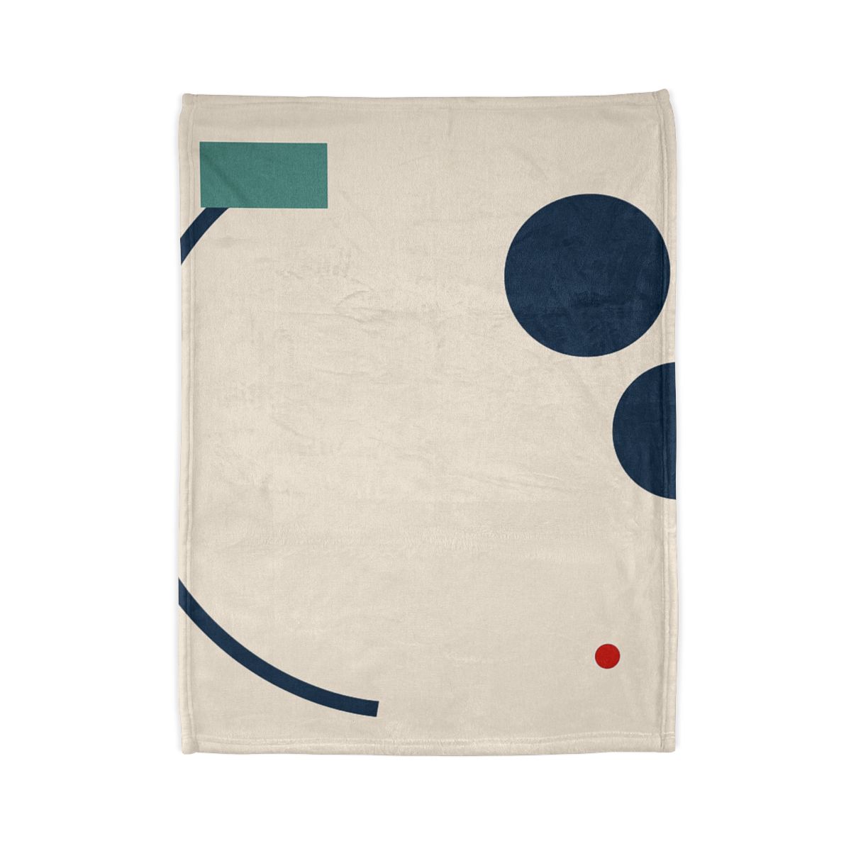 Staggered Arc With Three Points designer printed blankets