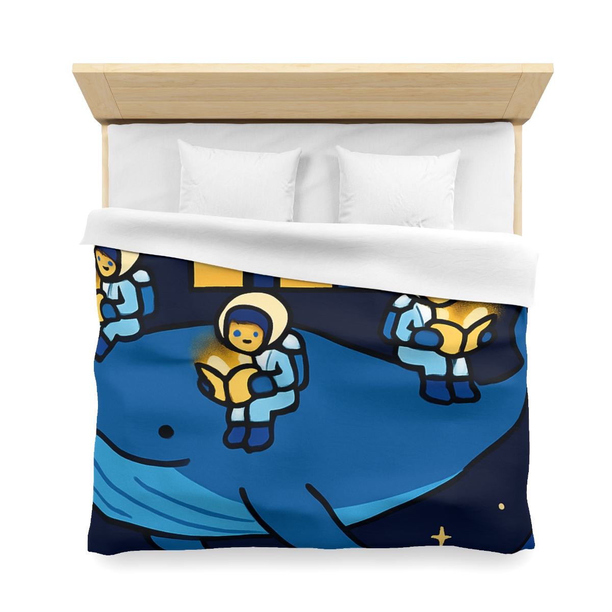 Starlight Library On A Floating Whale trendy bedroom duvets