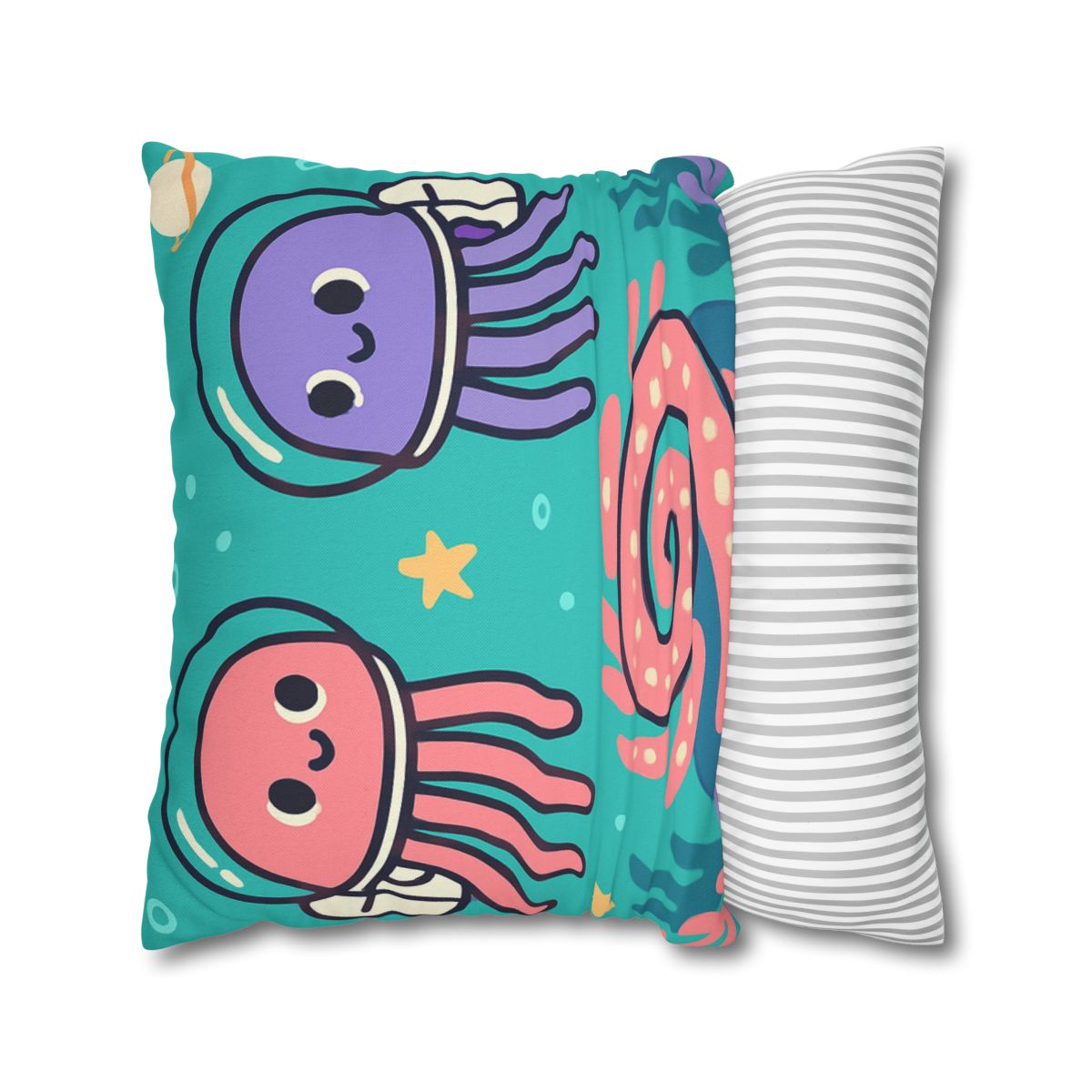 Jellyfish Astronauts In The Coral Nebula comfortable bedding pillow covers