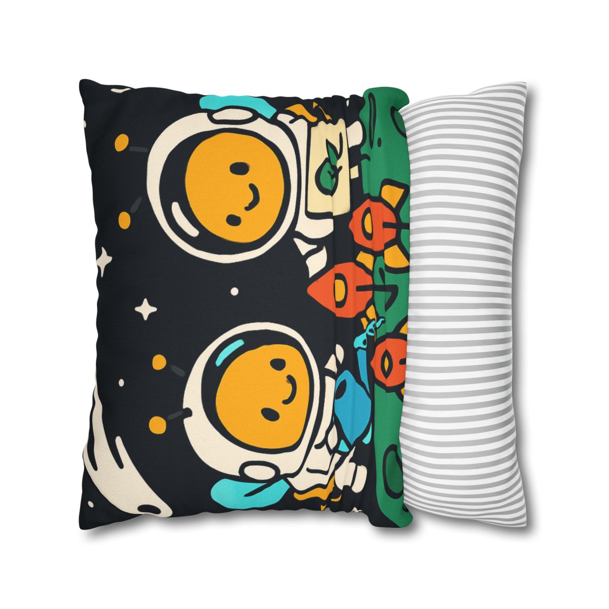Rocket Garden Of The Bumblebee Astronauts comfortable bedding pillow covers