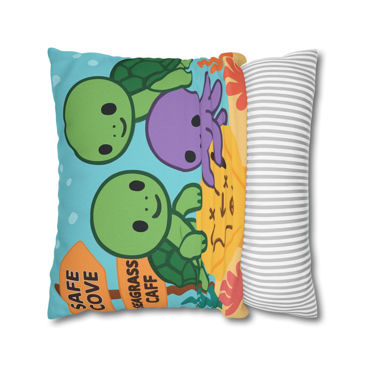 Coral Reef Map Makers comfortable bedding pillow covers