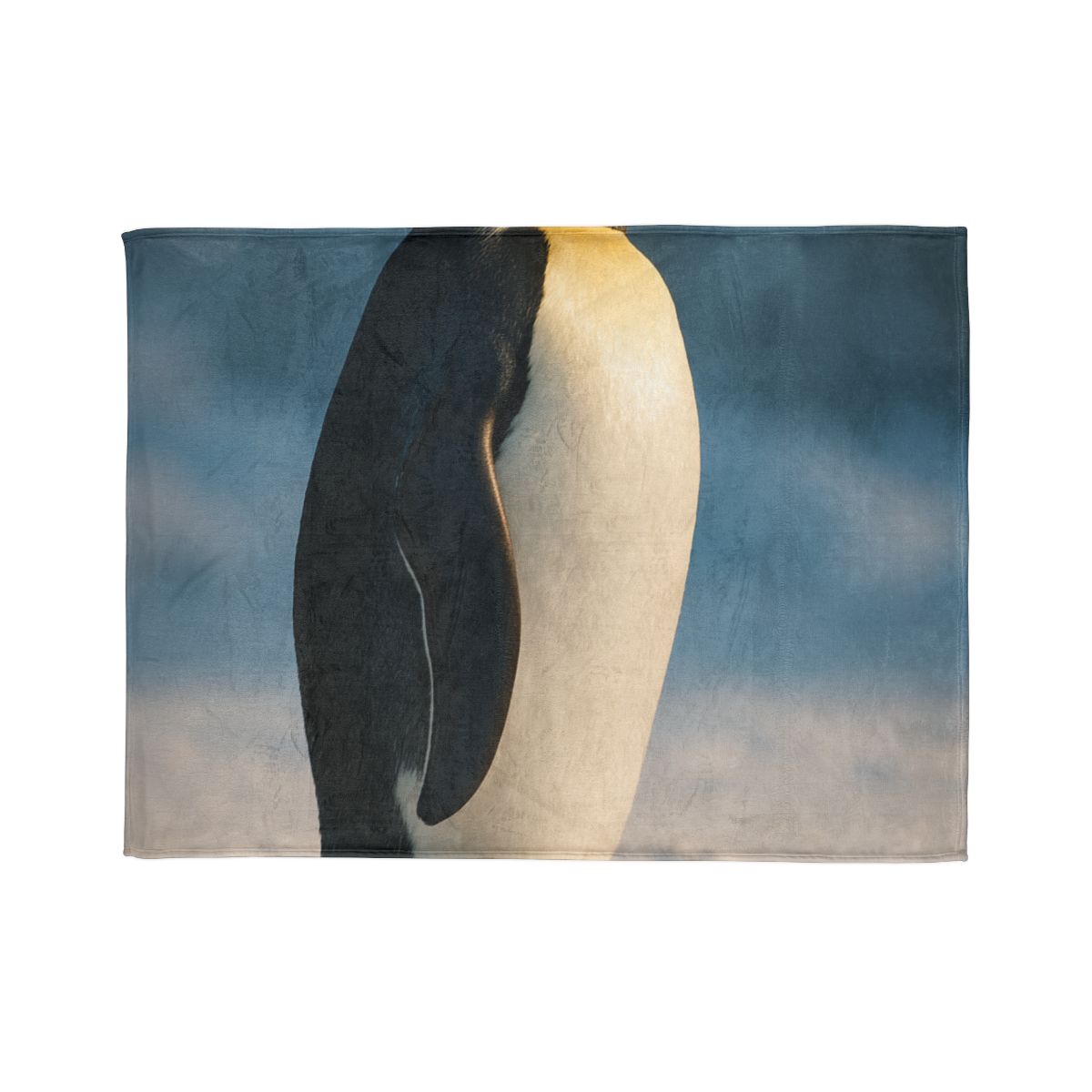 Silver Horizon Emperor Penguin designer printed blankets