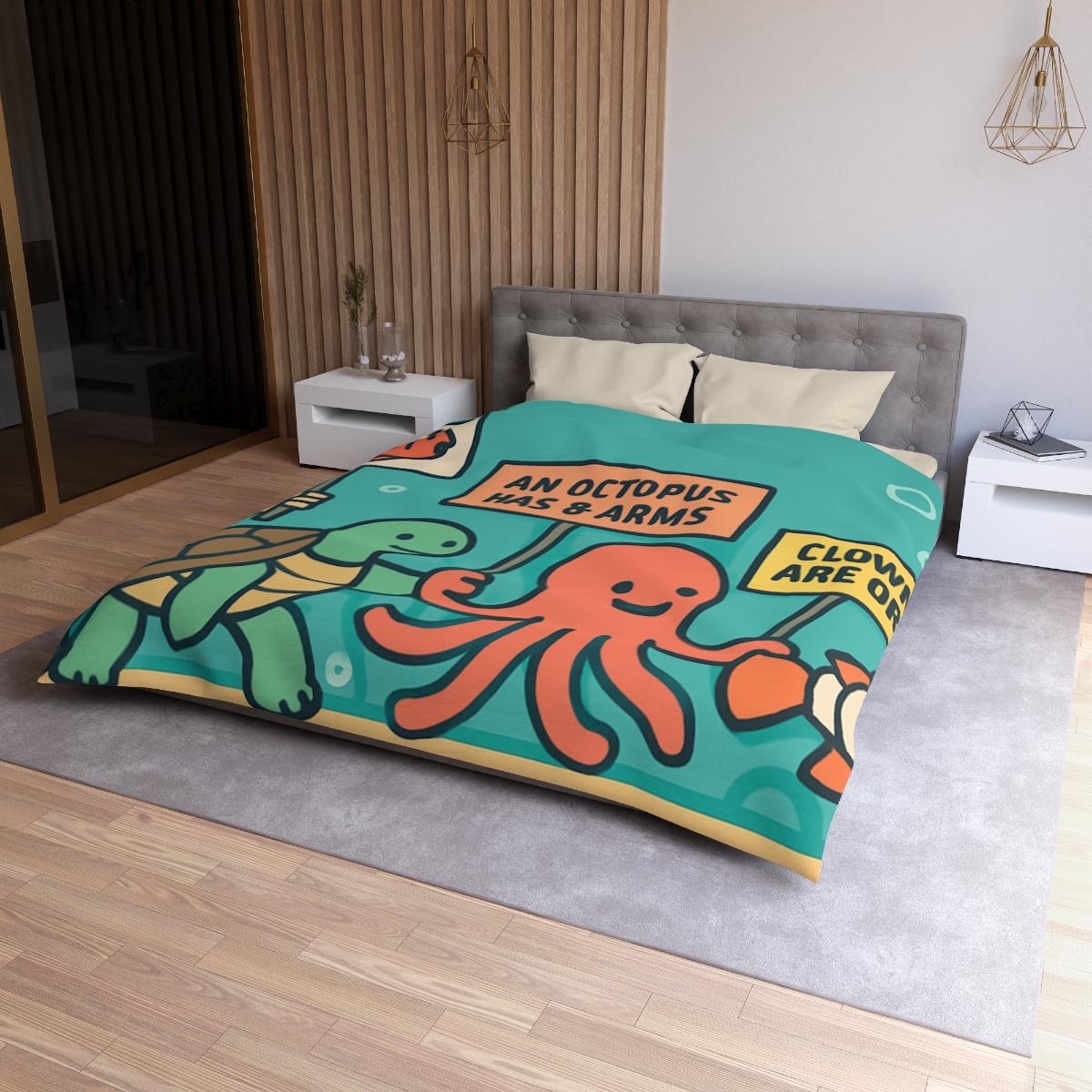 Coral Kingdom Science Parade warm winter duvets