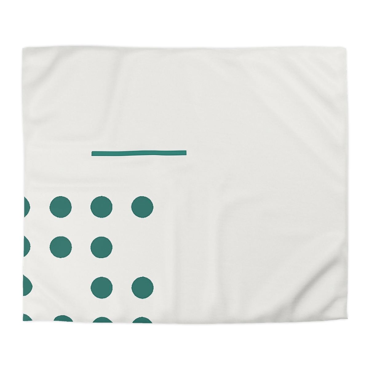 Sparse Dot Lattice Corner unique patterned duvets