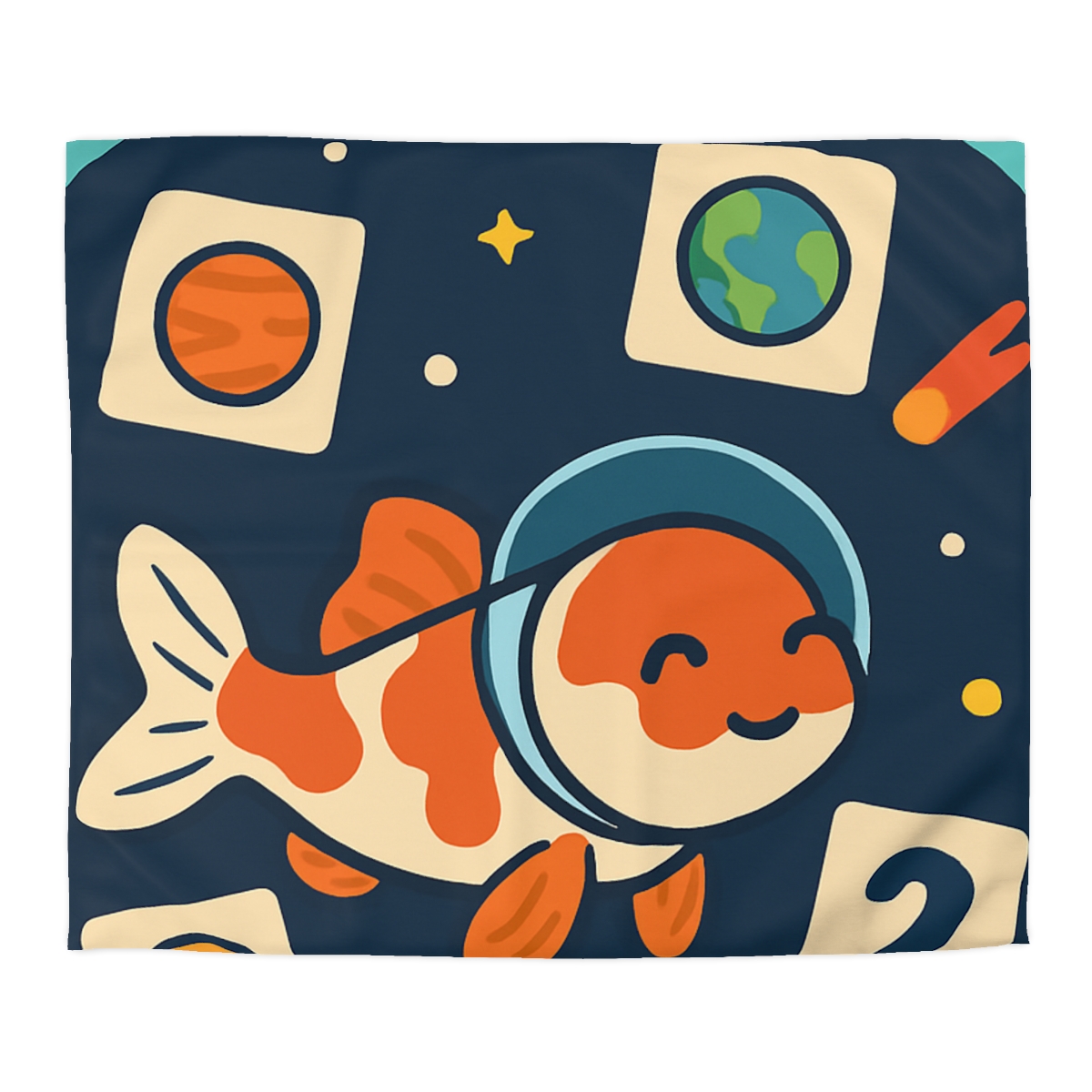 Comet Koi Classroom custom duvets