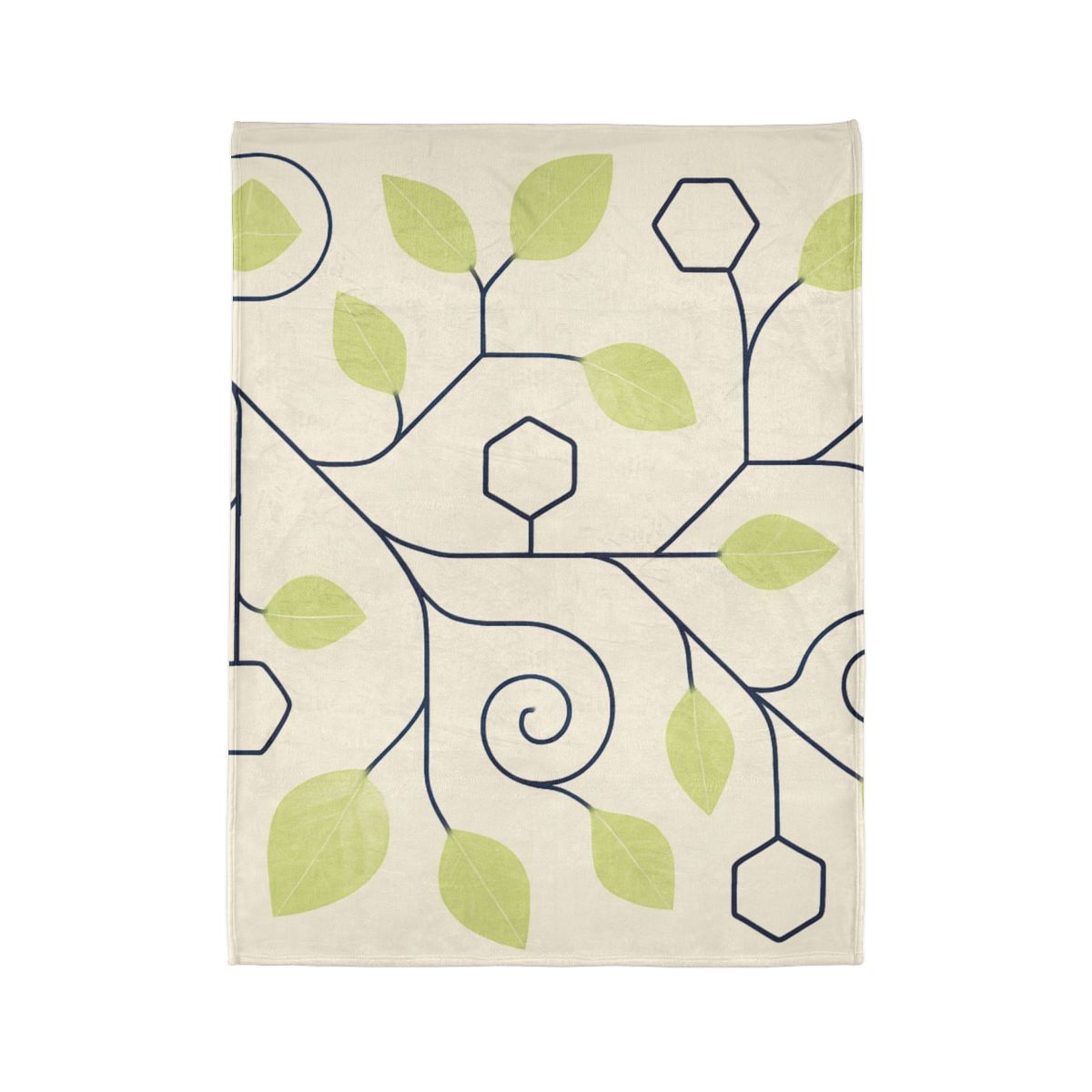 Tendril Network Diagram decorative home blankets