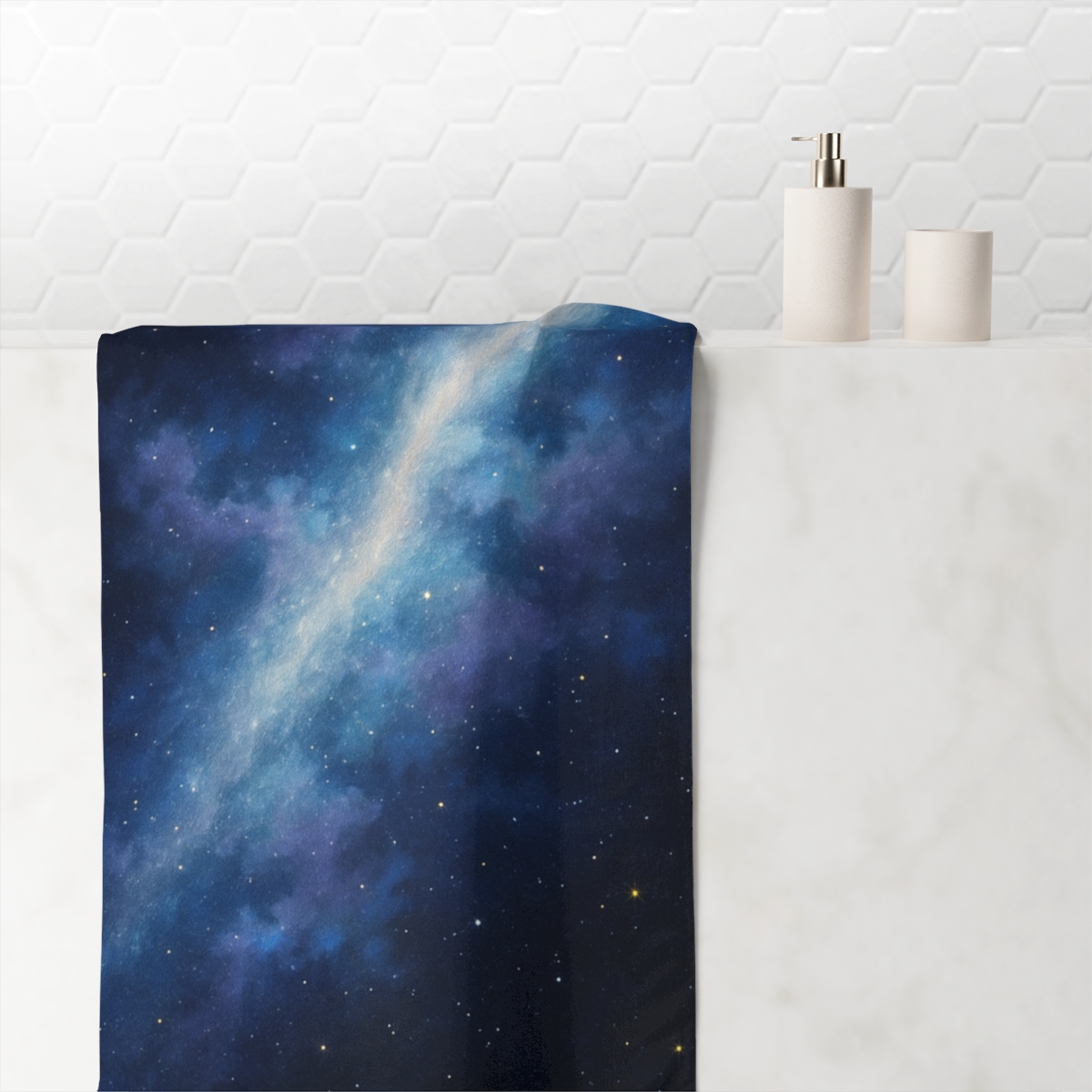 Luminous Rift Starstream unique gift towels