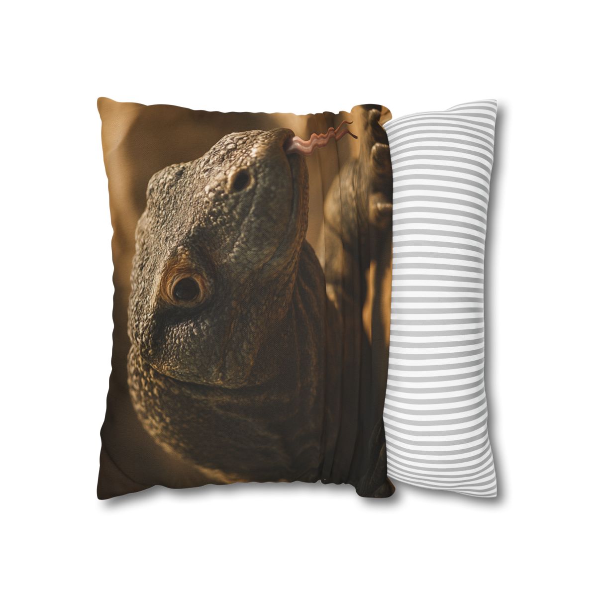 Ancient Sentinel Komodo Dragon designer print pillow cases