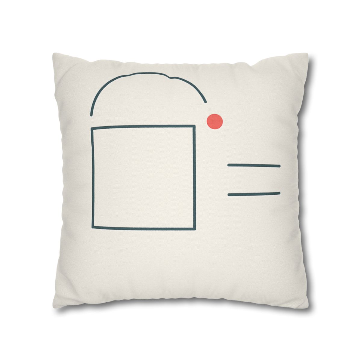 Open Frame With Drifting Arc personalized pillow covers