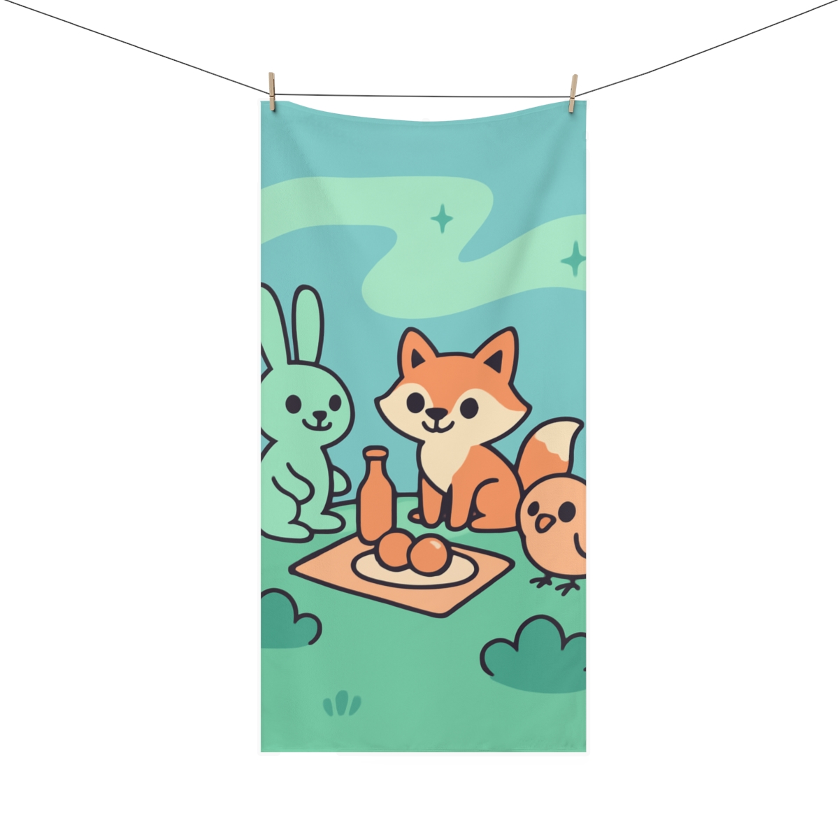 Planet Picnic Pals unique gift towels