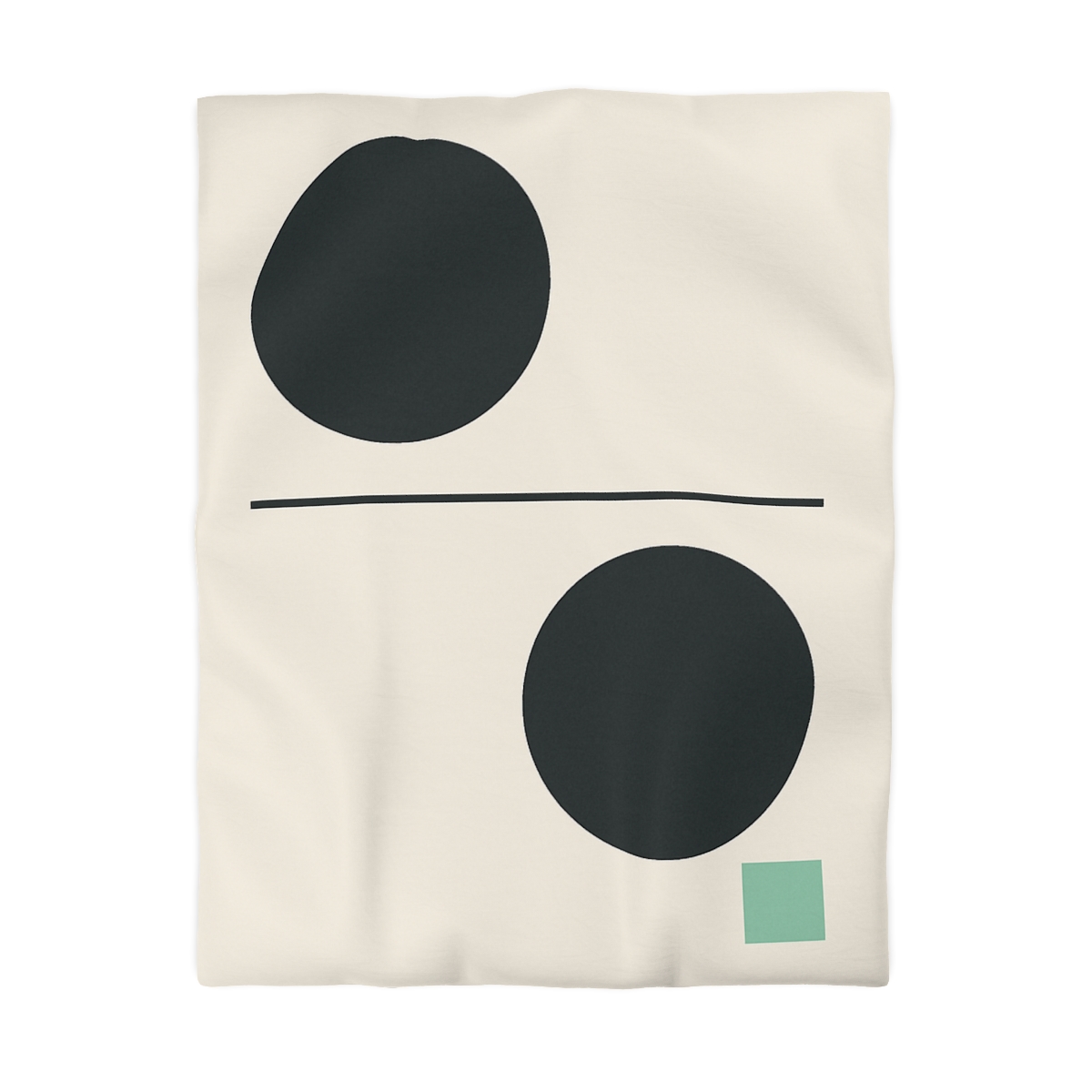 Offset Circle Bar Pairing soft comforter duvets