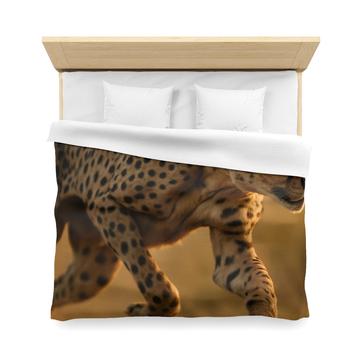 Dawn Sprint Cheetah custom duvets
