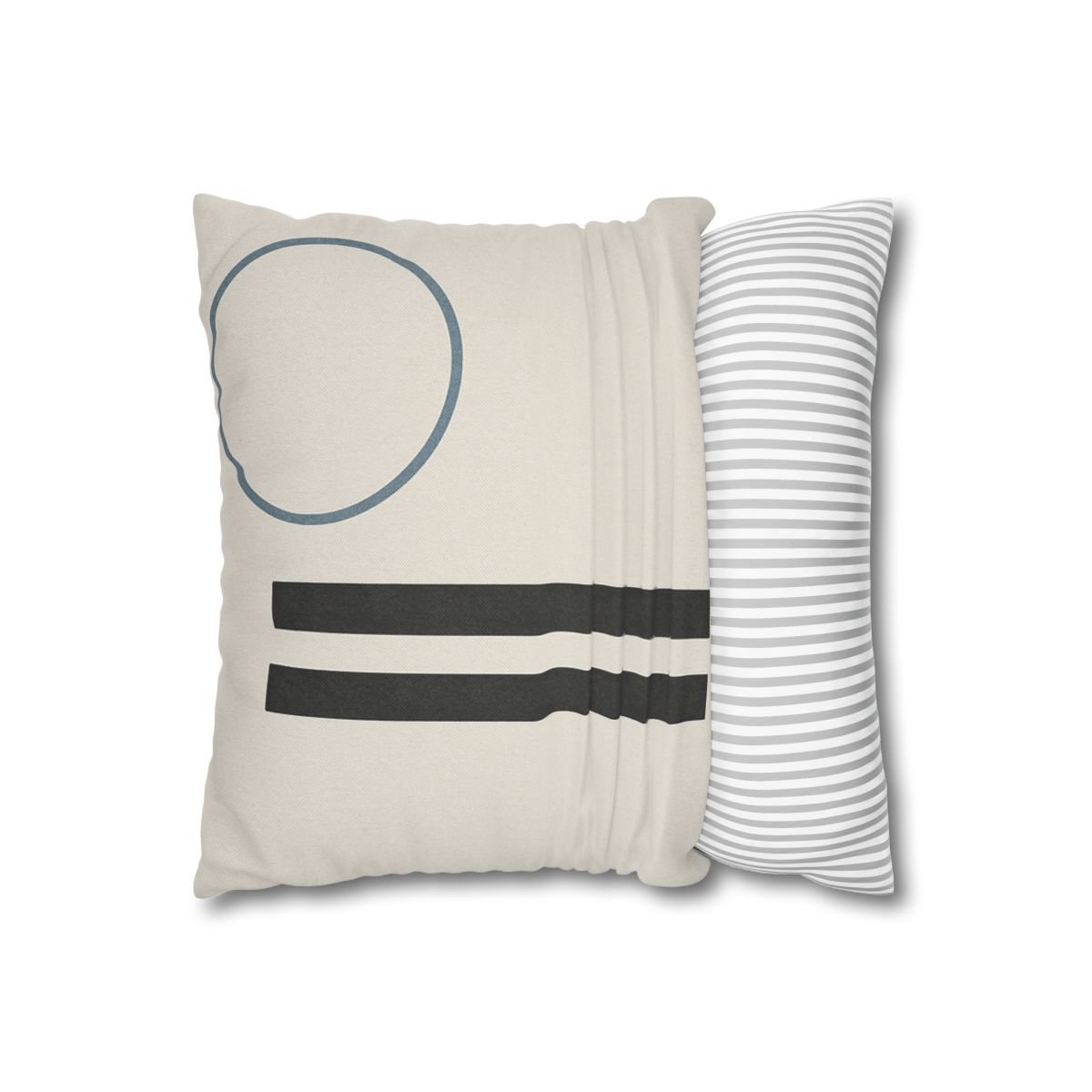 Split Column And Floating Ring designer print pillow cases