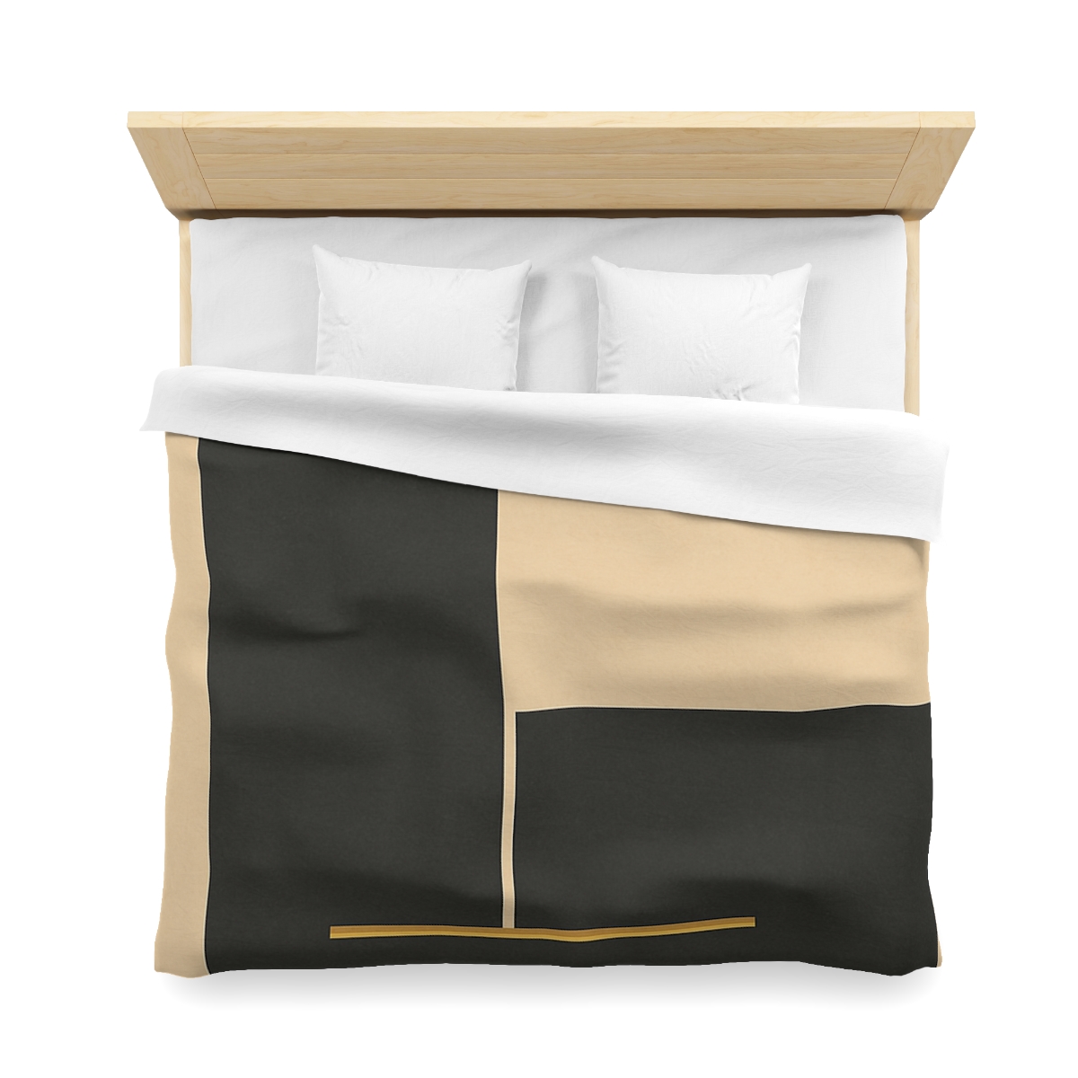 Offset Rectangles With Open Slot unique patterned duvets