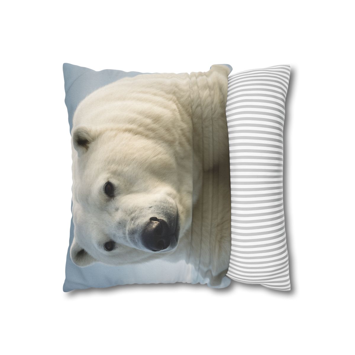 Glacier Sentinel Polar Bear personalized pillow covers