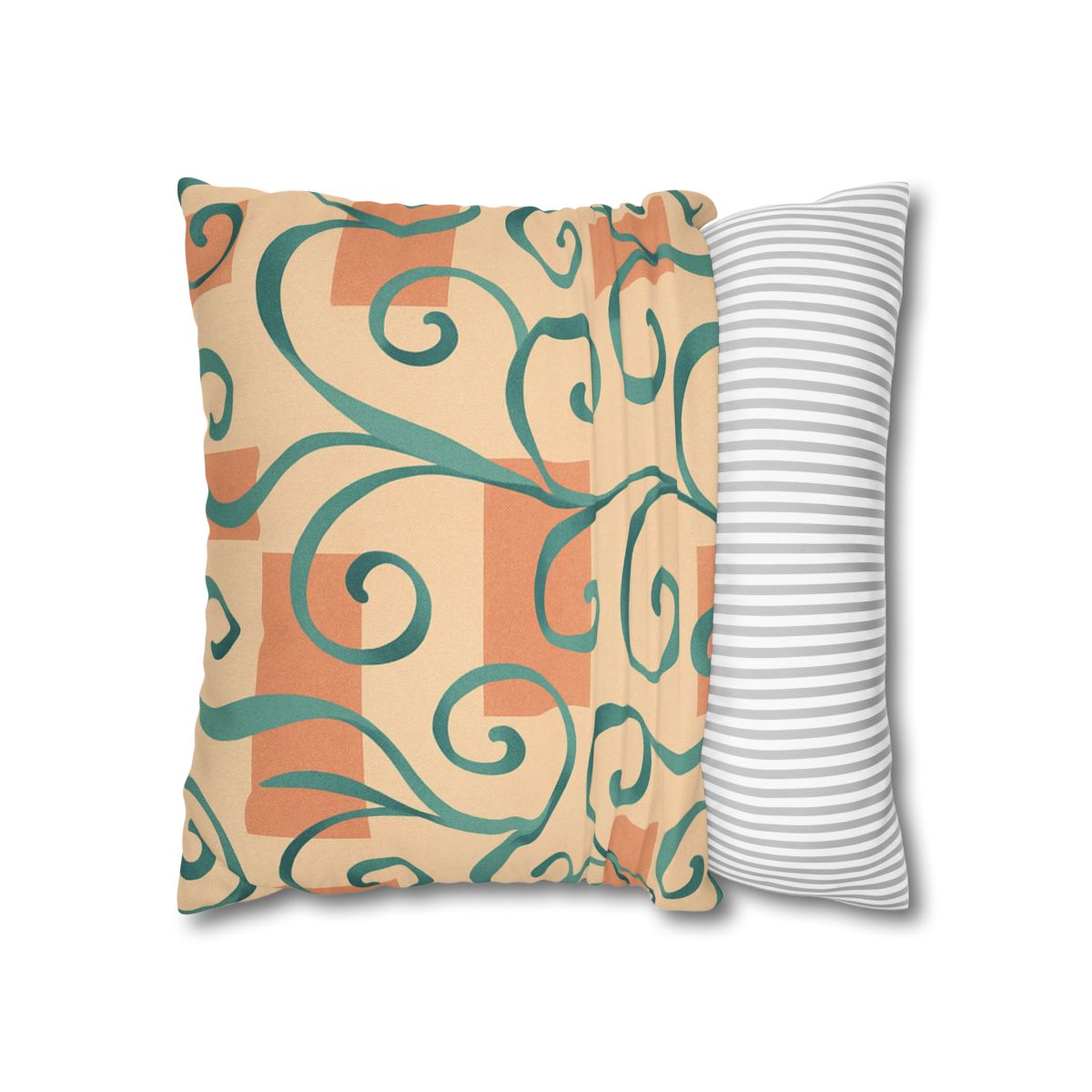 Tendril Ribbon Grid comfortable bedding pillow covers