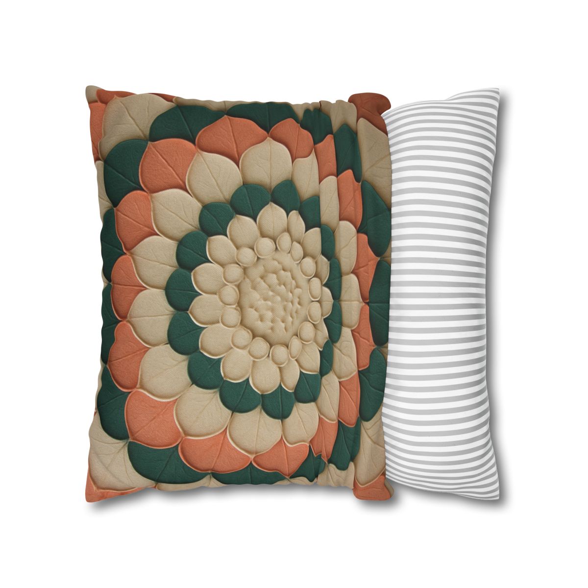 Petal Halo Mosaic designer print pillow cases