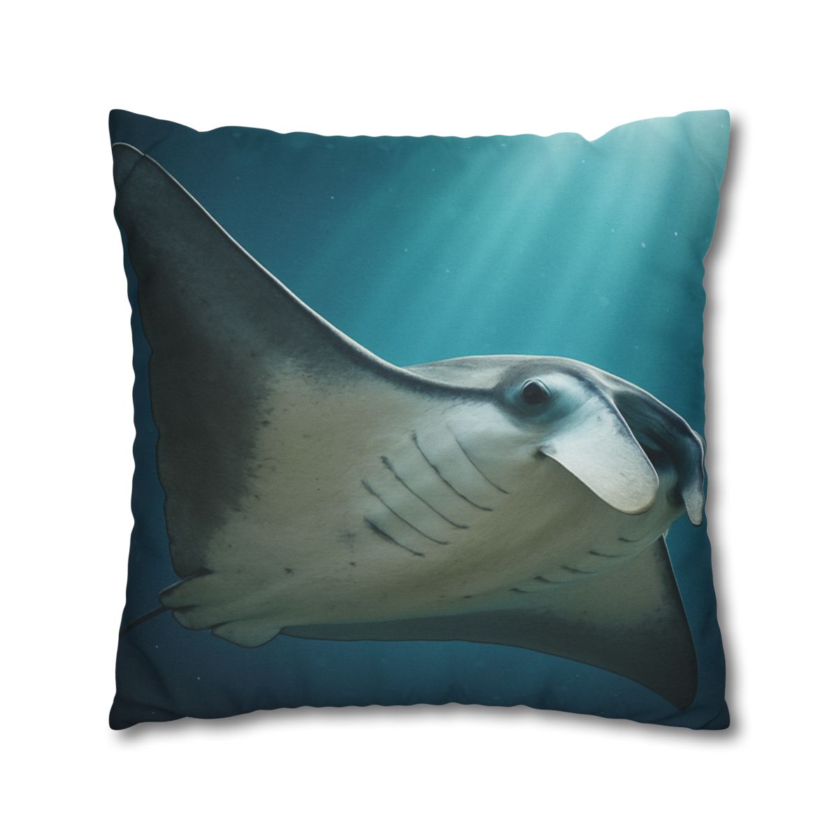 Silk Wing Drift Manta Ray custom pillow cases