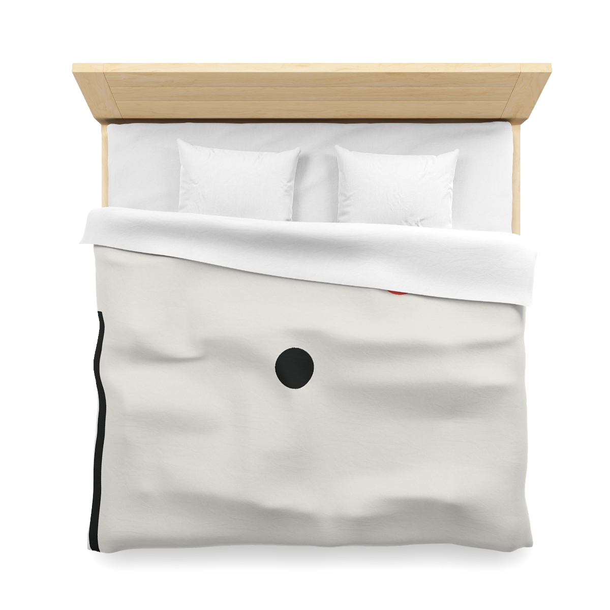 Nested Corner Frames With Two Dots trendy bedroom duvets