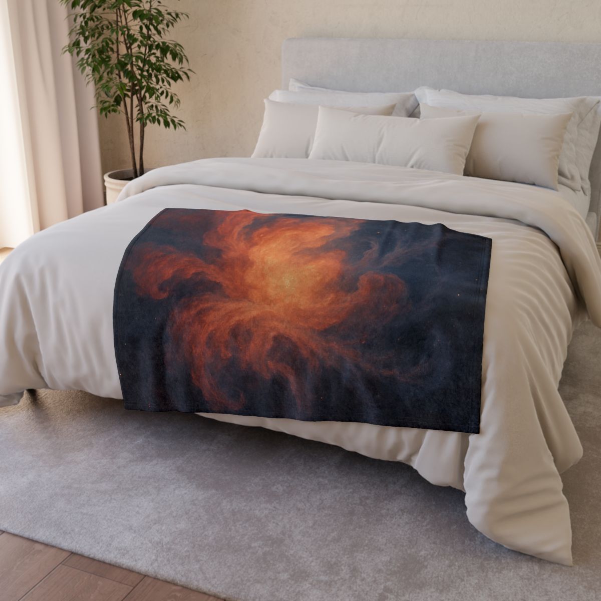 Nebular Tidal Bloom unique gift blankets