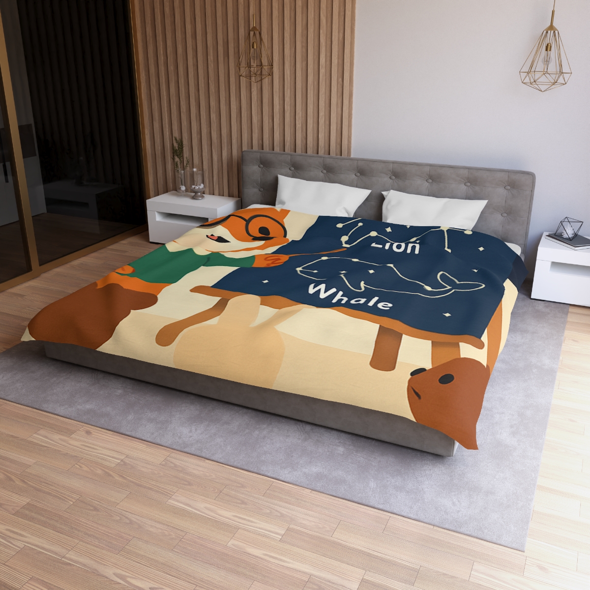 Constellation Classroom Fox stylish duvet covers