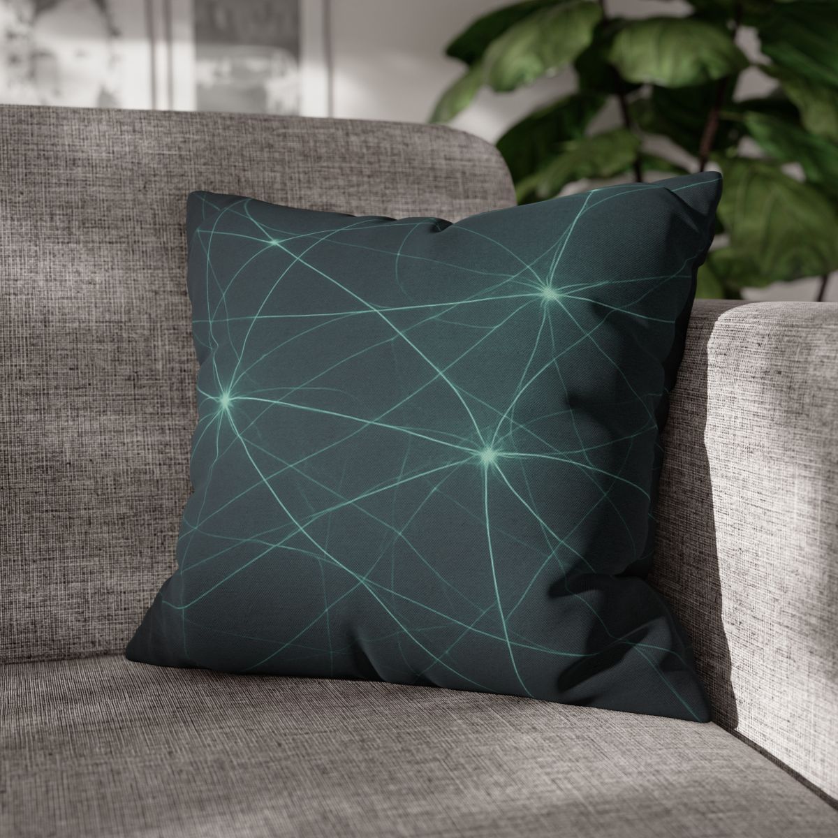 Cosmic Web Filament Glow personalized pillow covers