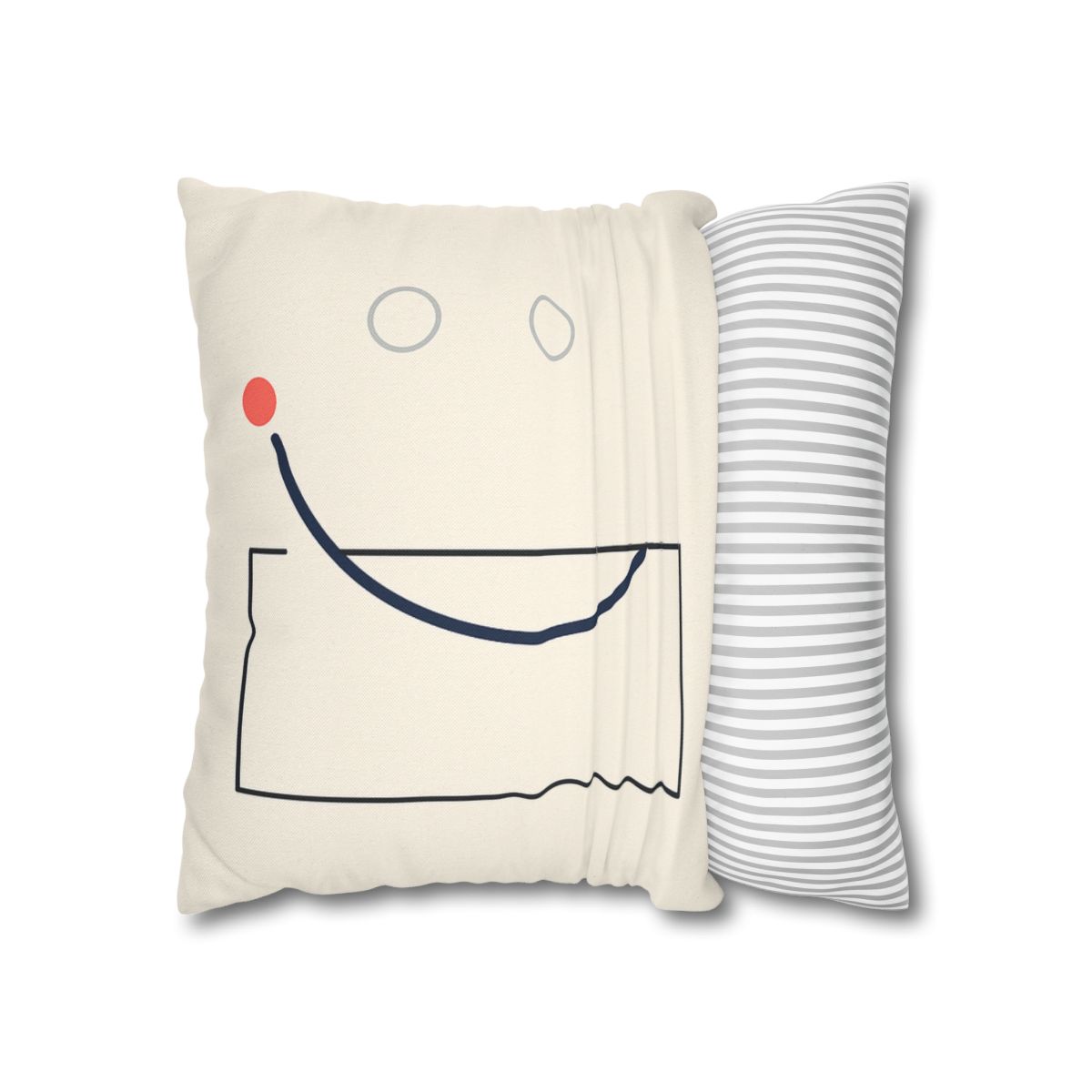 Offset Frame With Orbit Arc custom pillow cases