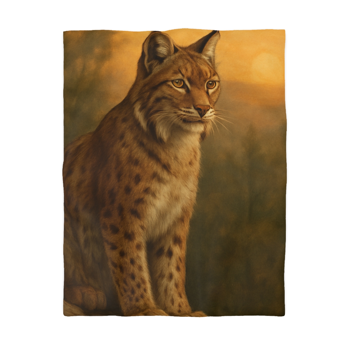 Twilight Prowler Lynx personalized bedding duvets