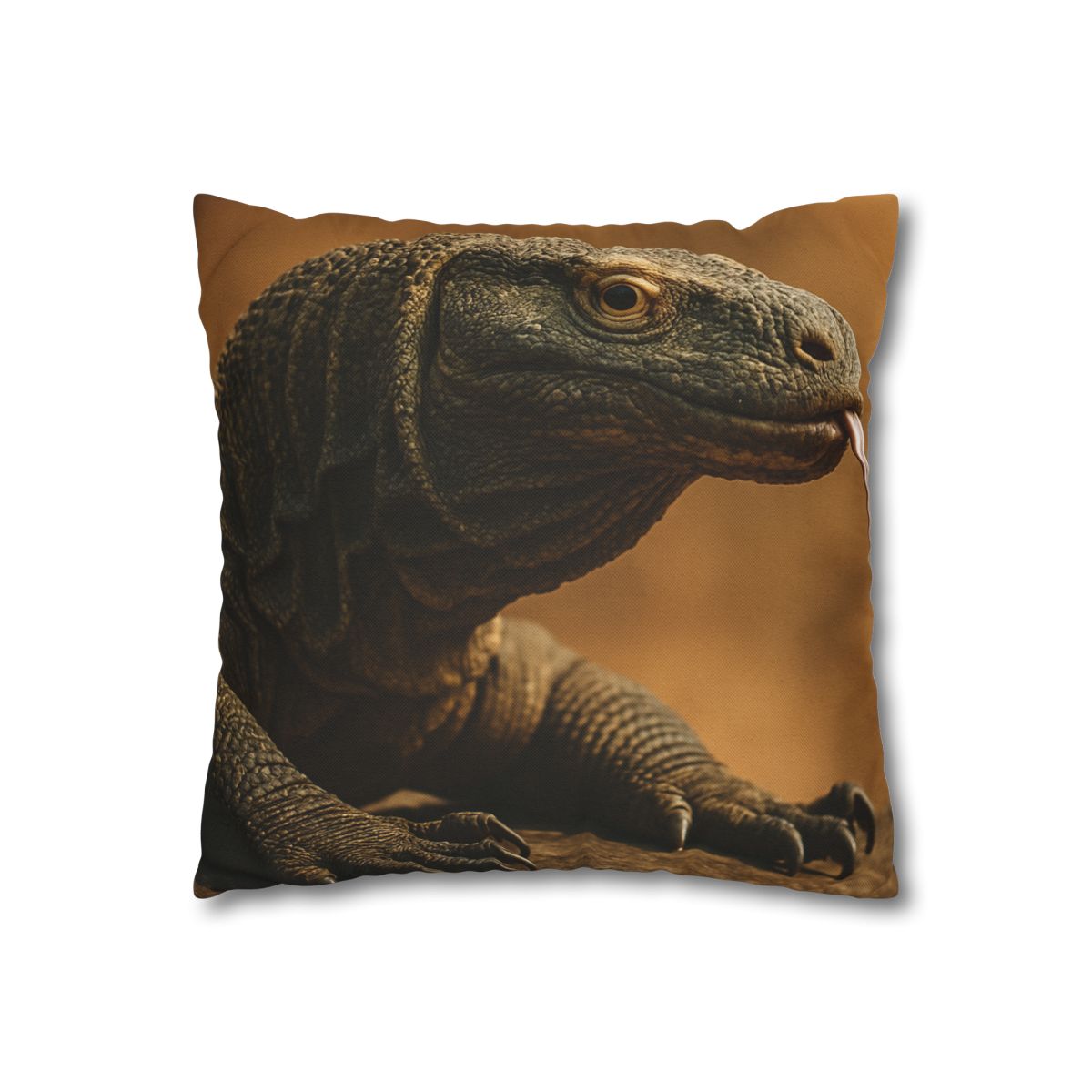 Ancient Sentinel Komodo Dragon trendy patterned pillow cases