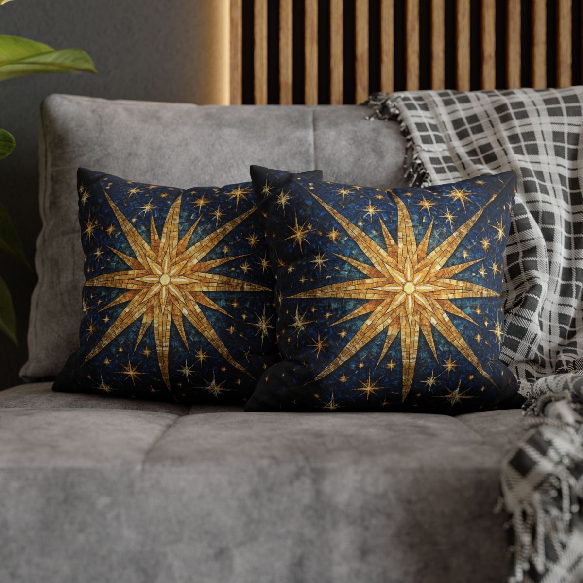 Starburst Radiant Mosaic comfortable bedding pillow covers