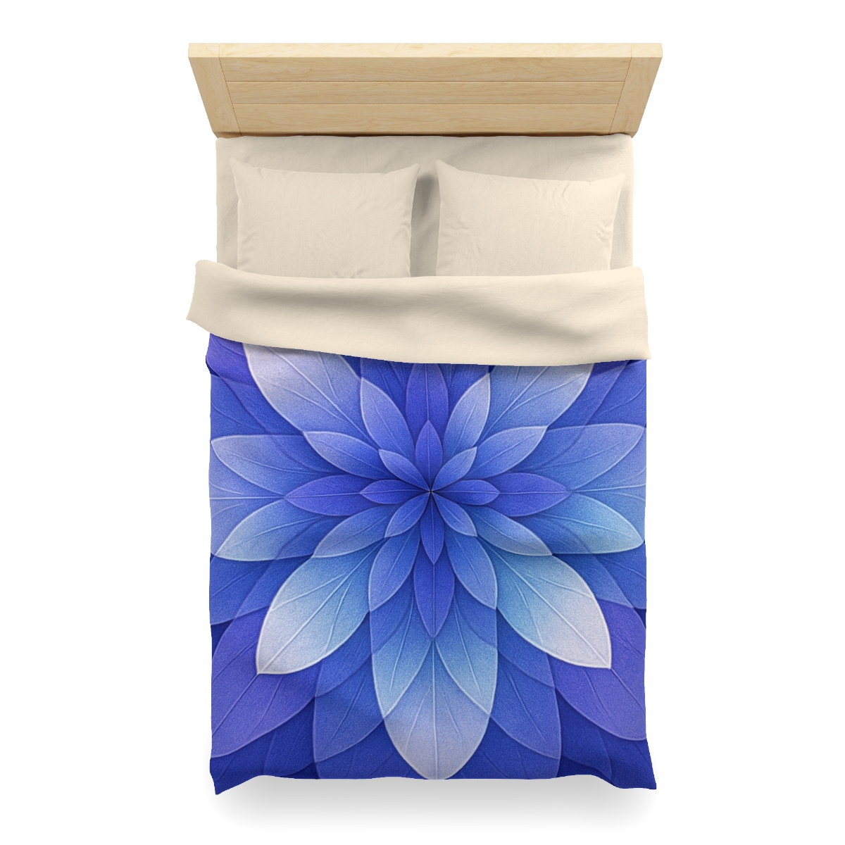 Petal Prism Overlap designer printed duvets