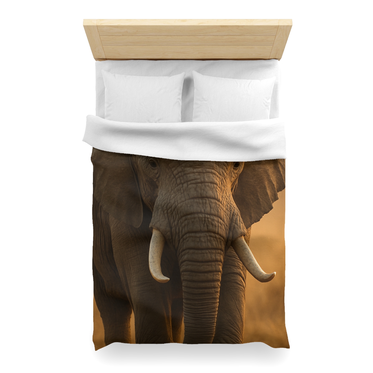 Savannah Sentinel Elephant designer printed duvets