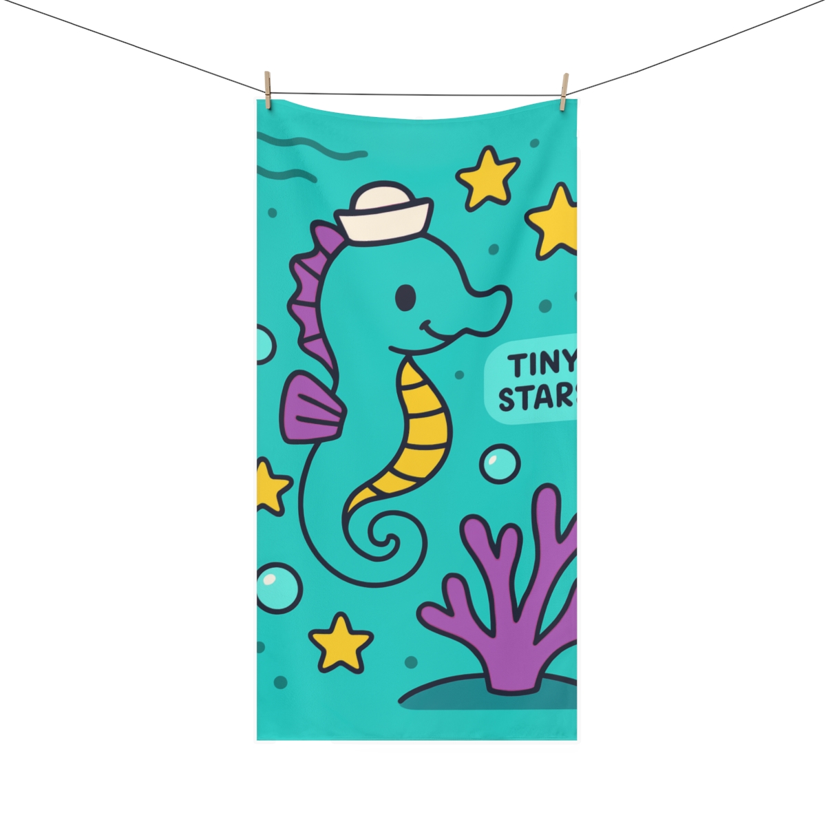 Star Sailor Seahorse unique gift towels