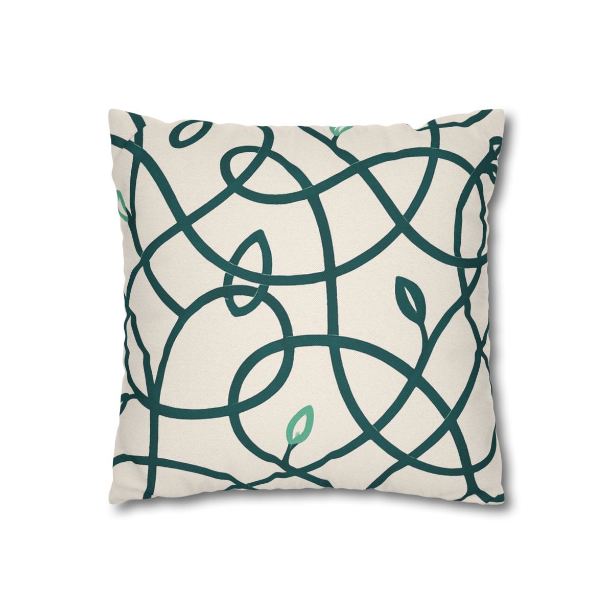 Vine Circuit Interlace personalized pillow covers