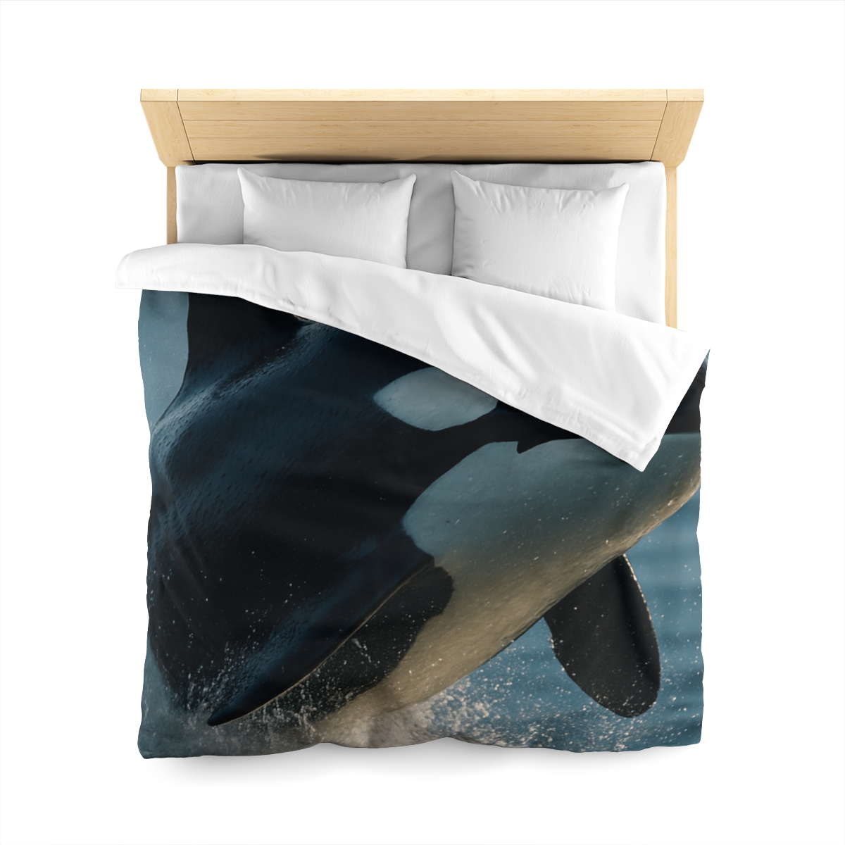 Abyss Glide Orca unique patterned duvets