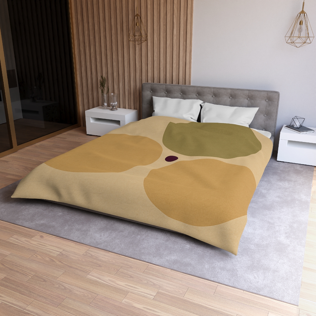Clustered Three Circles With Quiet Gap trendy bedroom duvets