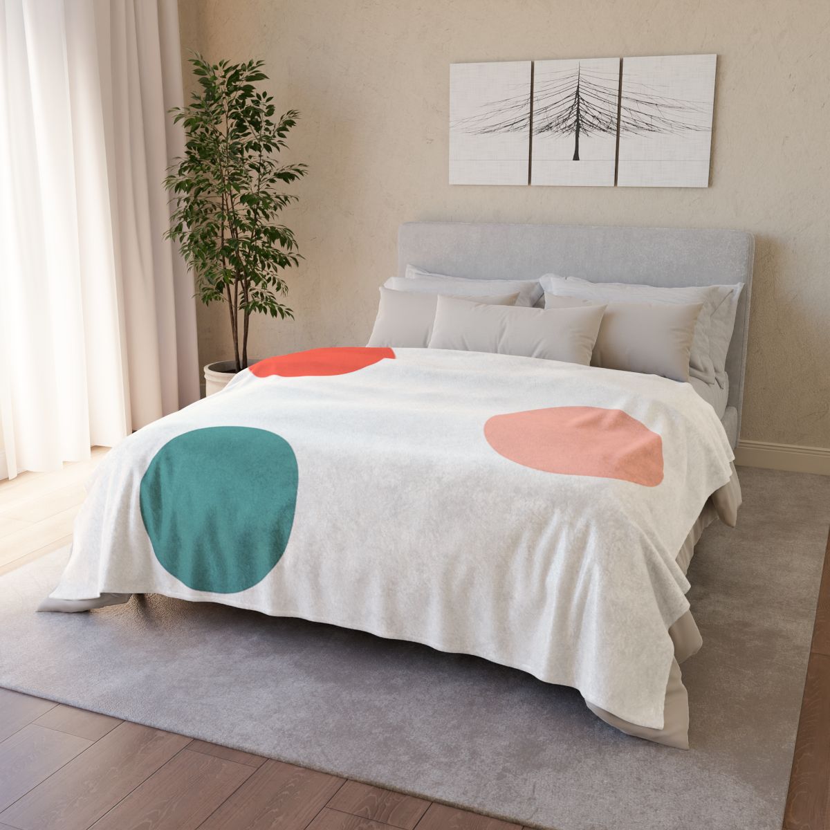 Three Point Triangle Rhythm trendy patterned blankets