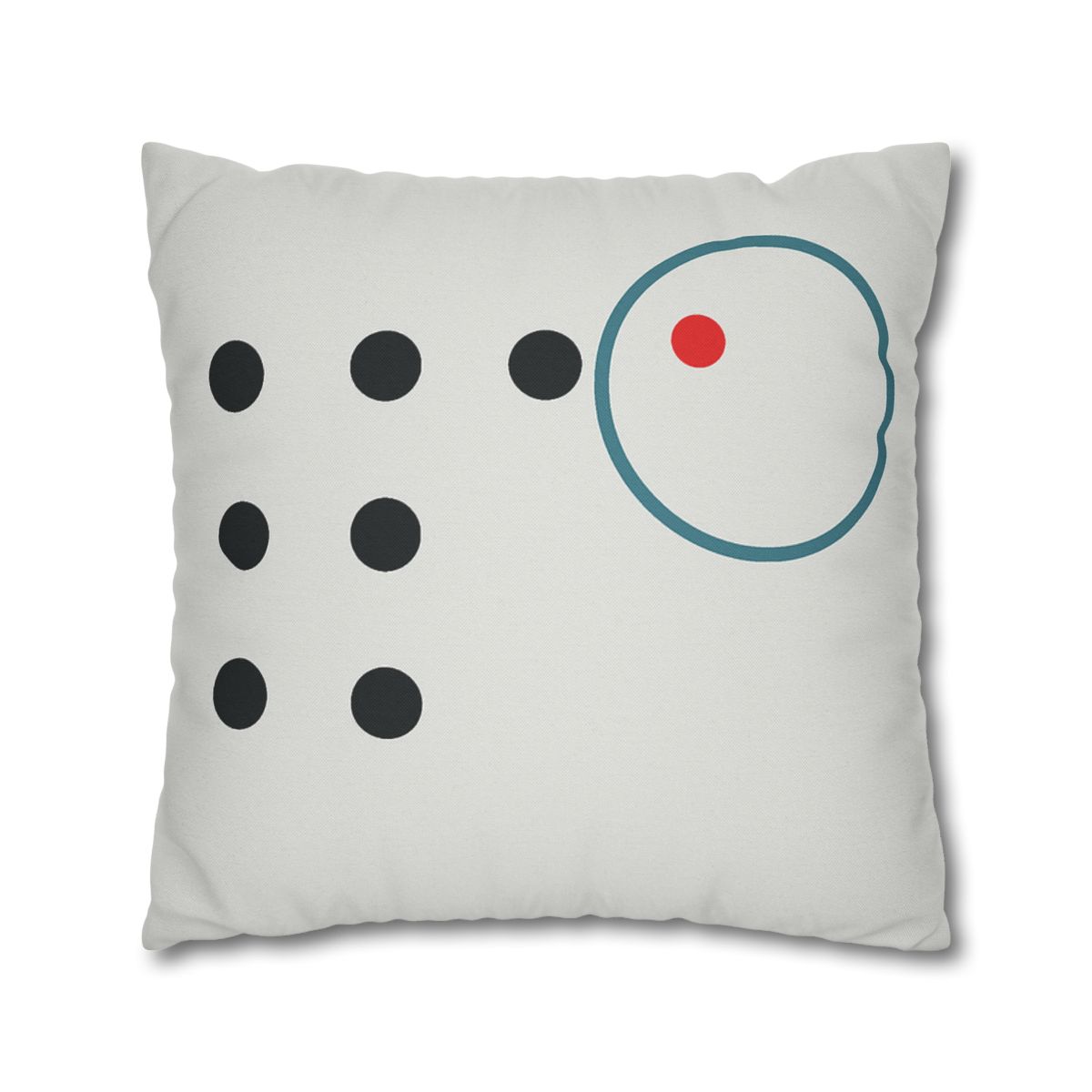 Broken Grid With One Orbit Ring stylish decorative pillowcases